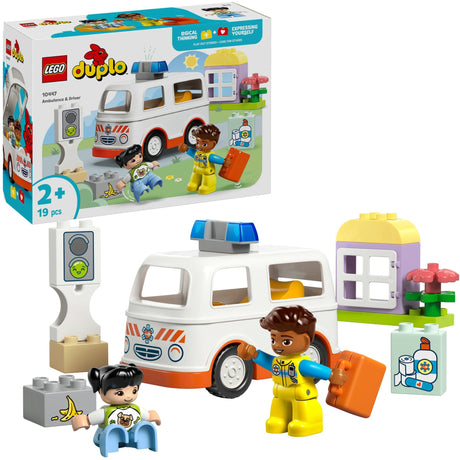 Ambulanza con autista Lego Duplo Town 10447