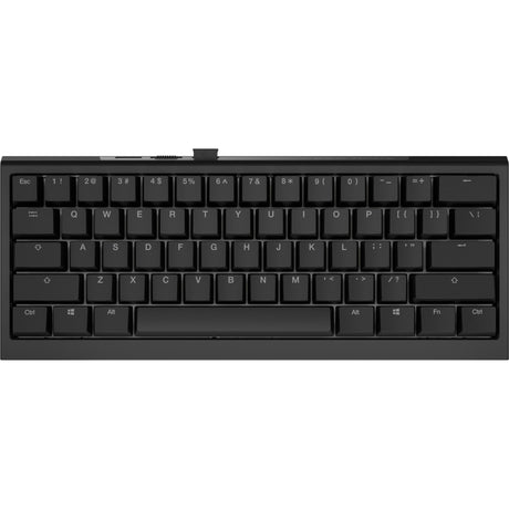 Ducky one x mini tastiera meccanica wireless rgb (nera, layout us (qwerty), induttiva, 60%, sostituibile a caldo, pbt, 2,4 ghz | bluetooth | usb-c)