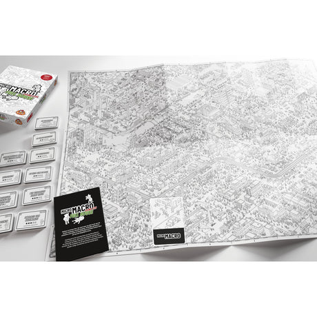 White goblin games micromacro: gioco da tavolo full house di crime city (olandese, 1 - 4 giocatori, 15 - 45 minuti, da 12 anni)