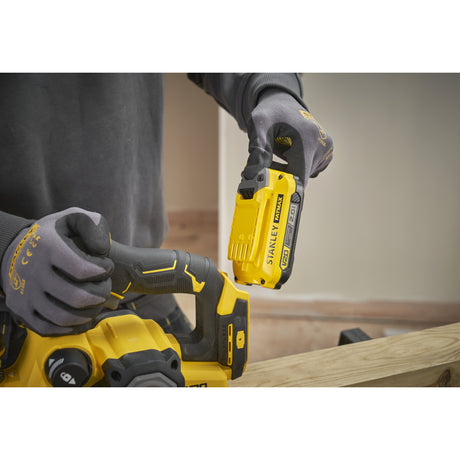 Pialla elettrica brushless Stanley fatmax v20 18v (nero giallo, batteria e caricabatterie non inclusi)