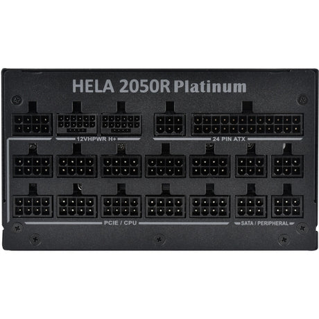 Silverstone hela 2050r platino, alimentatore modulare da 2050 watt (nero, 14x pcie)