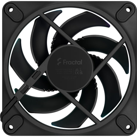 Ventola del case Fractal Design Momentum 12 RGB (nera, 120 x 120 x 25 mm, PWM)