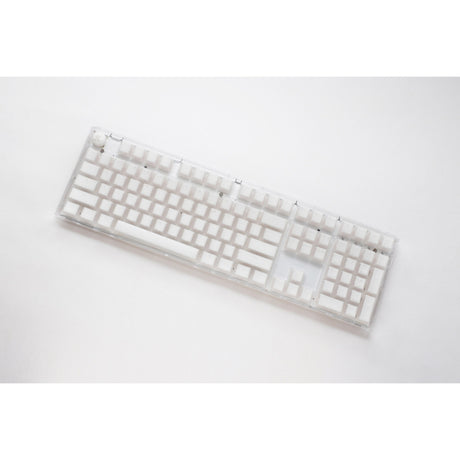 Tastiera meccanica Ducky One 3 Aura White RGB (bianca, layout USA (qwerty), Cherry MX Speed Silver, 100%, ABS Double Shot, Hot Swap)