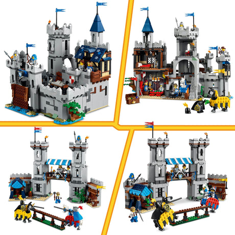 Castello medievale 3in1 LEGO® Creator con cavalieri a cavallo - 31168