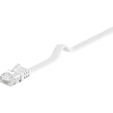 Cavo di rete Goobay rj-45 u utp con cat.5e (bianco, 20 metri, cavo piatto)