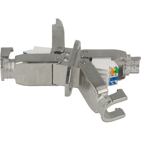 Giunto Delock per cavo di rete cat.6a stp (argento)