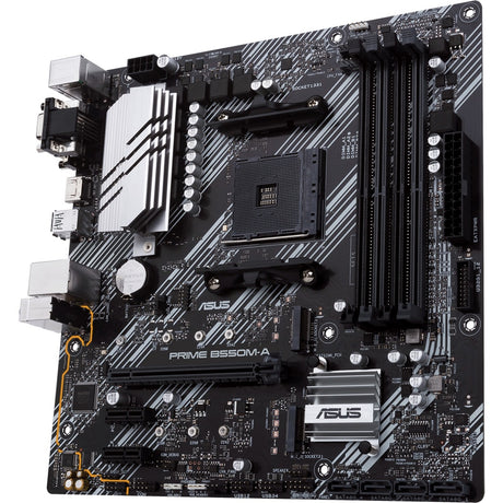 Scheda madre Asus Prime B550M-A presa AM4 (RAID, GB-LAN, audio, µATX)