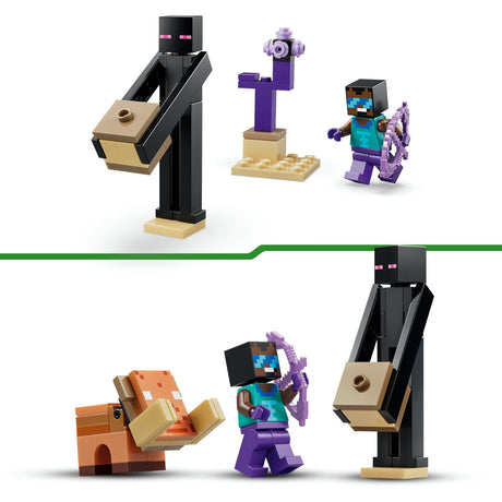 Lego Minecraft 21584 Viaggio nell'Inferno e nel Portale della Fine