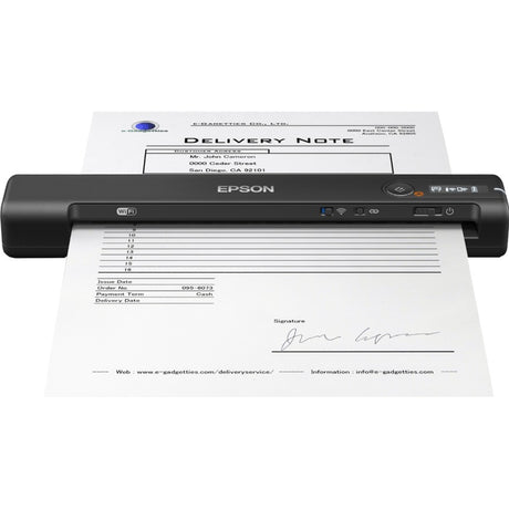 Scanner di alimentazione Epson Workforce es-60w (nero, Wi-Fi Direct, USB 2.0)