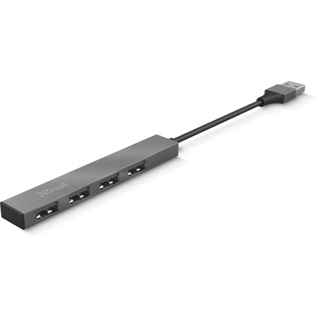 Trust halyx hub mini USB in alluminio a 4 porte Hub USB (alluminio)