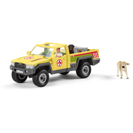 Set di personaggi Schleich Farm World, visita del veterinario alla fattoria