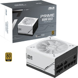 Alimentatore modulare Asus prime gold da 850 watt (bianco, 1x 12v-2x6, 3x pcie)