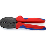 Pinza per crimpare Knipex preciforce 97 52 36 sb (rosso blu, spelatura, crimpatura 0,5 - 6,0 mm²)