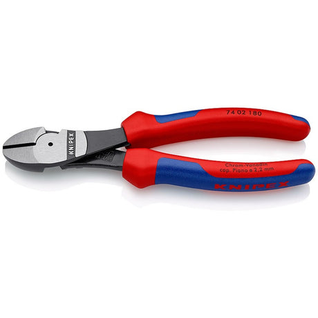 Knipex 74 02 180 pinza a taglio laterale potente lucidata comfort 180mm