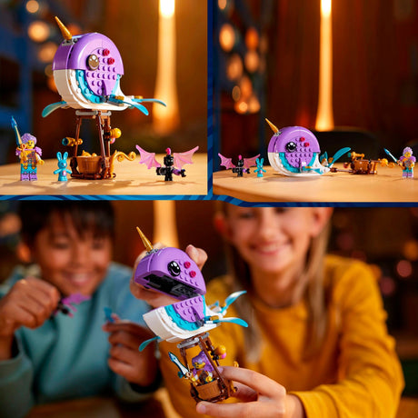 Lego dreamzzz - Giocattolo costruibile per la mongolfiera narvalo di izzie (71472)