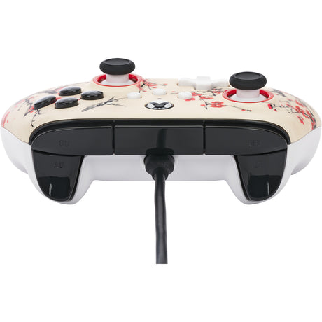Controller Powera Advantage con cavo per xbox serie x|s - Warrior's Nirvana (magnolia white, xbox serie x|s, xbox one, PC)