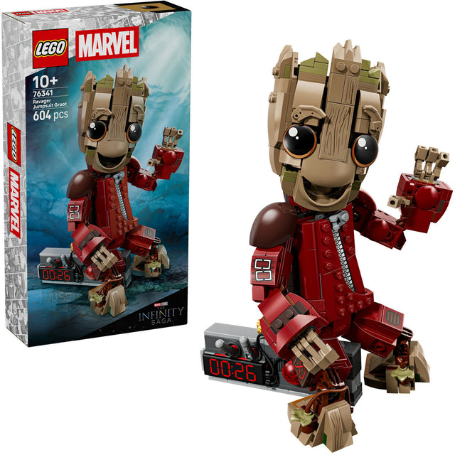 Lego Marvel Large con tuta da devastatore - giocattolo da supereroe costruibile per bambini - 76341