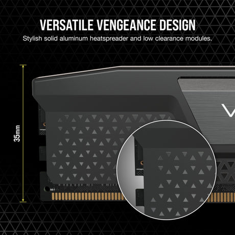 Corsair Vengeance 32 GB DDR5-4800 (2x 16 GB) RAM (nero, cmk32gx5m2a4800c40, xmp 3.0)