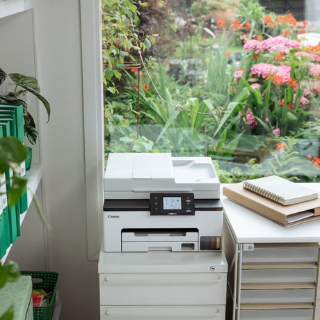 Stampante a getto d'inchiostro all-in-one Canon maxify gx2051 con funzione fax (bianco, stampa, copia, scansione, fax, Wi-Fi)