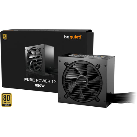 Silenzio! alimentatore pure power 12 da 650 watt (nero, 2x pcie)