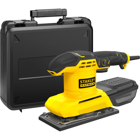 Stanley fatmax 280w 1 levigatrice orbitale 3 fogli (giallo nero)
