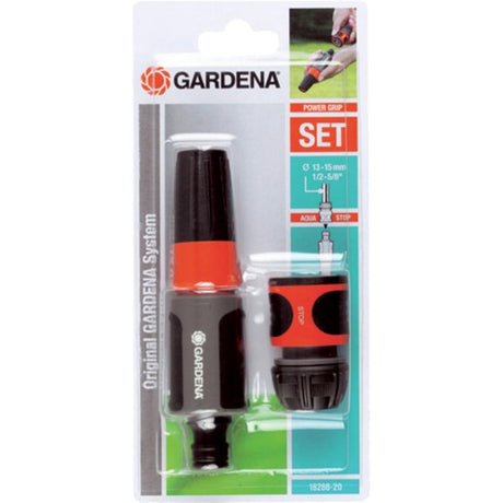 Set spray da giardino Gardena 13 mm (1 2 ) (grigio arancione, 18288-20)