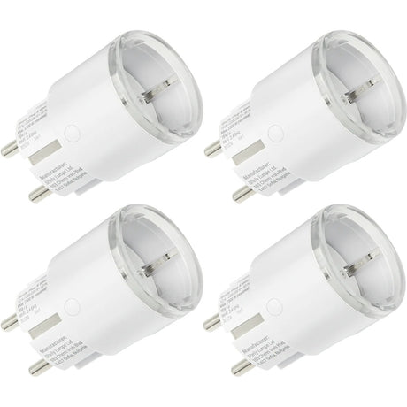 Shelly plug s gen3 smart WiFi, spina 4 pezzi (bianco, materia, WiFi, Bluetooth)