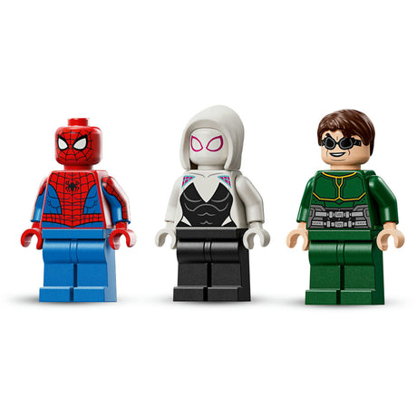 Lego Marvel Mecha Duel: Spider-Man contro i supereroi doc ock - kit di costruzione per bambini - 76338