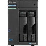 Asustor lockerstor 2 as6702t nas (nero, 2x lan, hdmi, usb)