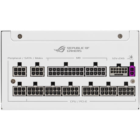 Alimentatore modulare Asus rog strix Platinum White Edition da 1000 watt (bianco, 1x 12v-2x6, 4x pcie)