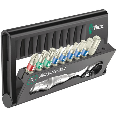 Set di biciclette Wera 9, set di attrezzi da 10 pezzi