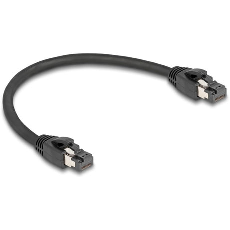 Cavo di rete Delock s ftp, rj-45 con cat.8.1 (nero, 0,25 metri)