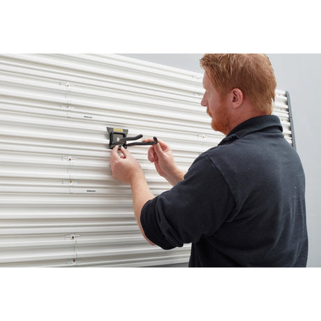 Stanley track wall - gancio porta attrezzi giardino (nero)