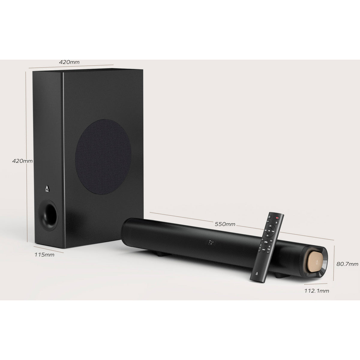 Soundbar Creative Stage Pro (nera, HDMI 2.0, Bluetooth, audio USB)
