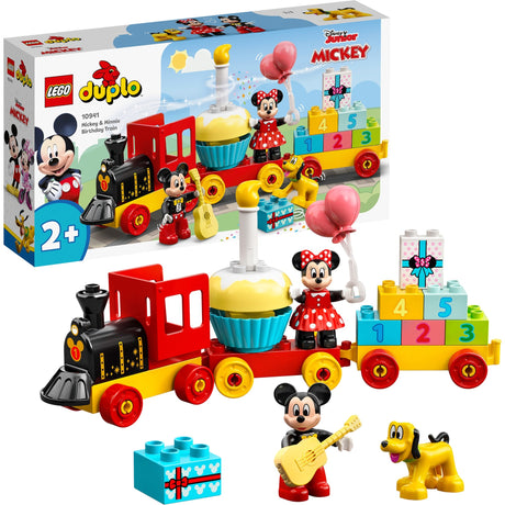 Lego Duplo Disney il treno di compleanno di Topolino e Minnie, giocattolo costruibile per i più piccoli 10941