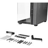 Silenzio! custodia midi tower light base 600 dx (nera | 2x USB-A | 1x USB-C | RGB | finestra)