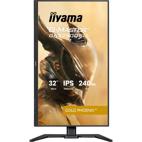 Monitor da gioco Iiyama G-Master Gold Phoenix GB3290QSU-B1 31,5 (nero (opaco), 2x HDMI, porta display, 2x USB-A, 2x USB-B, 240 Hz)
