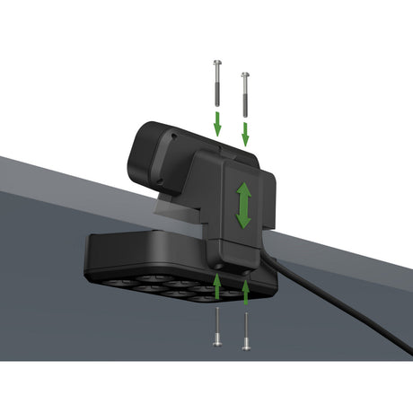 Presa duplex Brennerstuhl estilo con interruttore e presa di protezione da sovratensione (nero argento, 2x slot per moduli keystone)