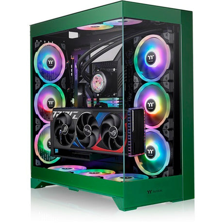 Thermaltake CTE E660 MX Racing Green Midi Tower custodia (verde | 2x USB-A | 1x USB-C | vetro temperato)