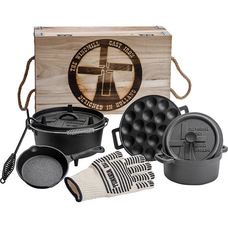 Set iniziale di pentole The Windmill (nero)