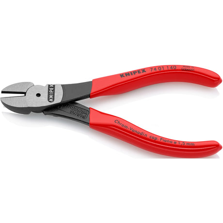 Knipex 74 01 140 pinza a taglio laterale potente plastica lucida 140mm