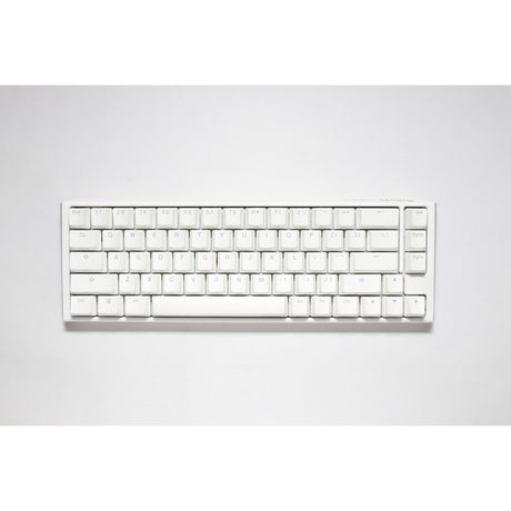 Tastiera meccanica Ducky One 3 Classic Pure White SF RGB (bianca, layout USA (Qwerty), marrone Cherry MX, 65%, LED RGB, PBT a doppio scatto, sostituibile a caldo, meccanica Quack)
