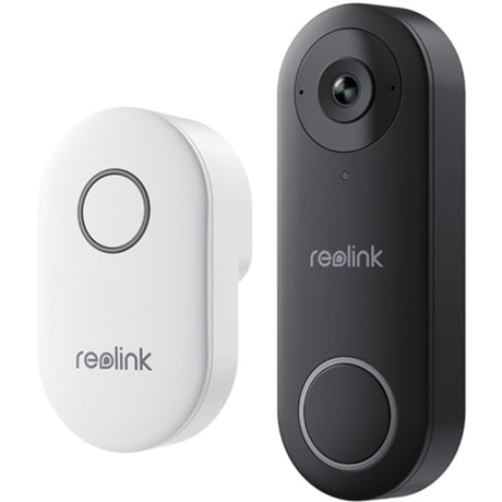 Reolink campanello video smart 2k+ cablato poe con suoneria (nero)