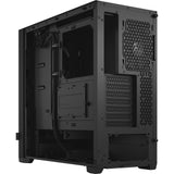 Custodia midi tower pop silenziosa dal design frattale (nero | 2x USB-A)
