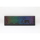 Tastiera da gioco meccanica Ducky zero 6108 classic nera rgb (nera, layout us (qwerty), cherry mx2a blu, 100%, led rgb, double-shot pbt, hot swap, 2.4ghz | bluetooth | usb-c)