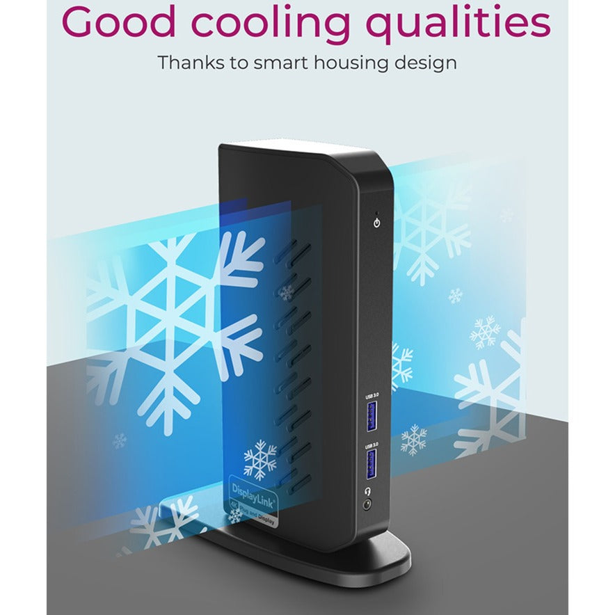 Docking station Icy box ib-dk2252ac (nero, USB-A, HDMI, porta display)