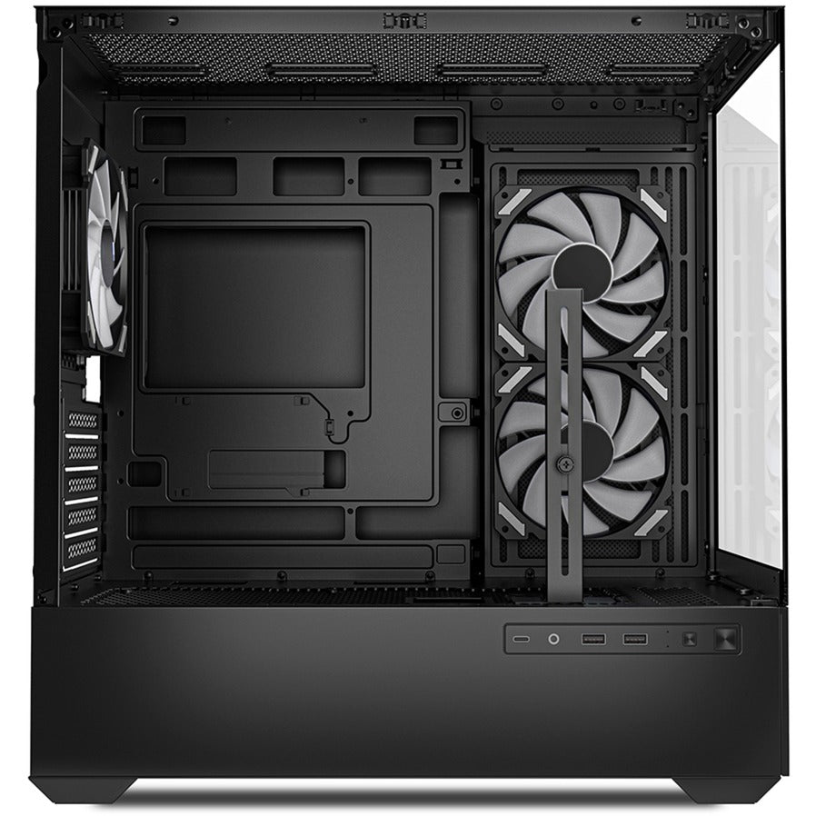 Custodia mini tower Sharkoon mk6 rgb (nera | 2x usb-a | 1x usb-c | rgb | vetro temperato)