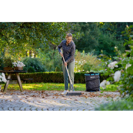 Gardena pureline scopa stradale fsc 100% (colore legno nero, 17311-20)