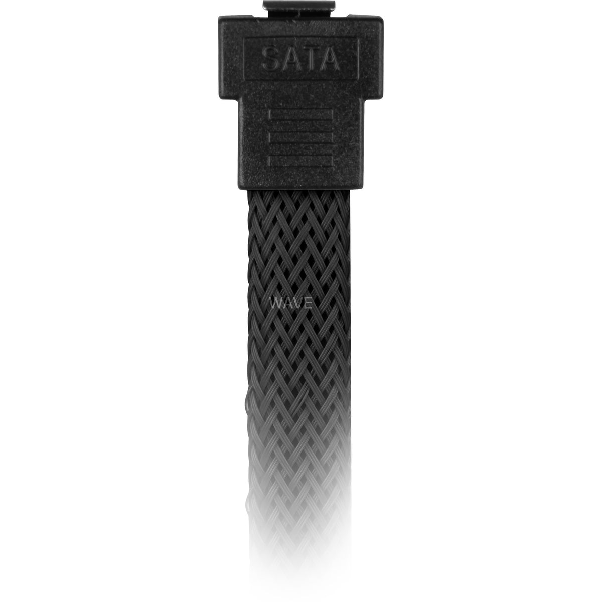 Cavo Sharkoon SATA III con guaina a 90° (nero, 0,6 metri)