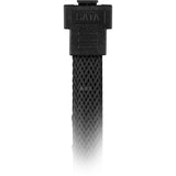 Cavo Sharkoon SATA III con guaina a 90° (nero, 0,6 metri)